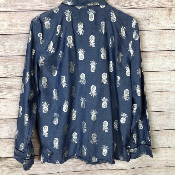 Victoria’s Secret Long Sleeve Pineapple Shirt - Picture 3 of 3